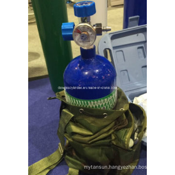 High Pressure Medical Oxygen Cylinder with Bag Pack